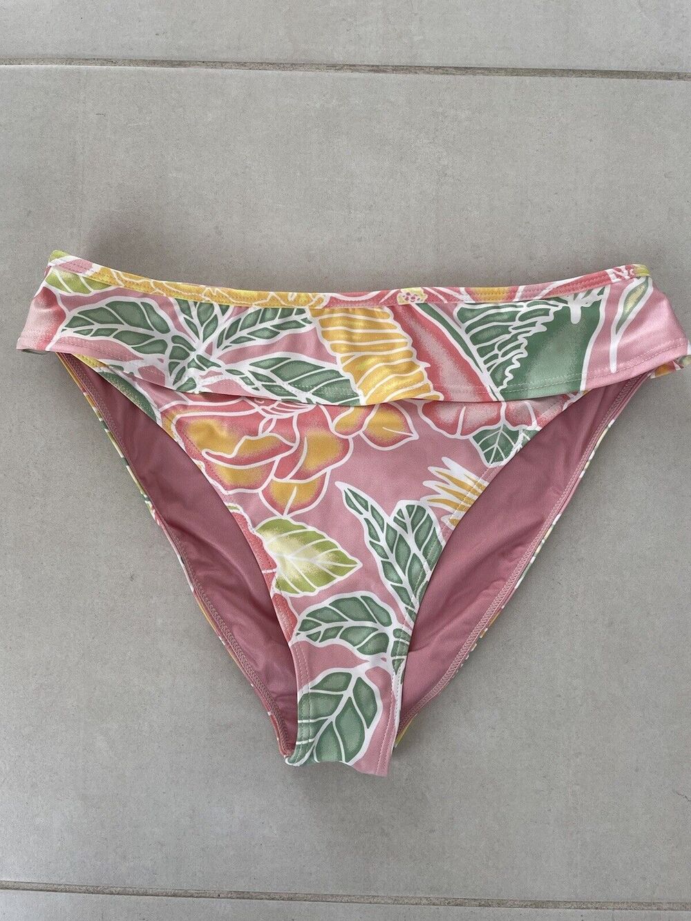 Kenny Flowers Swim Banded Bikini Bottom High Waist Bahamas Swimwear